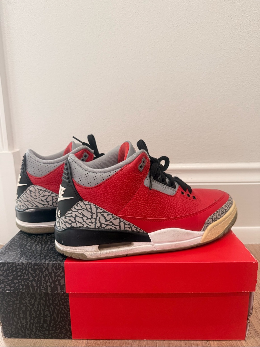 Red Cement Jordan 3s